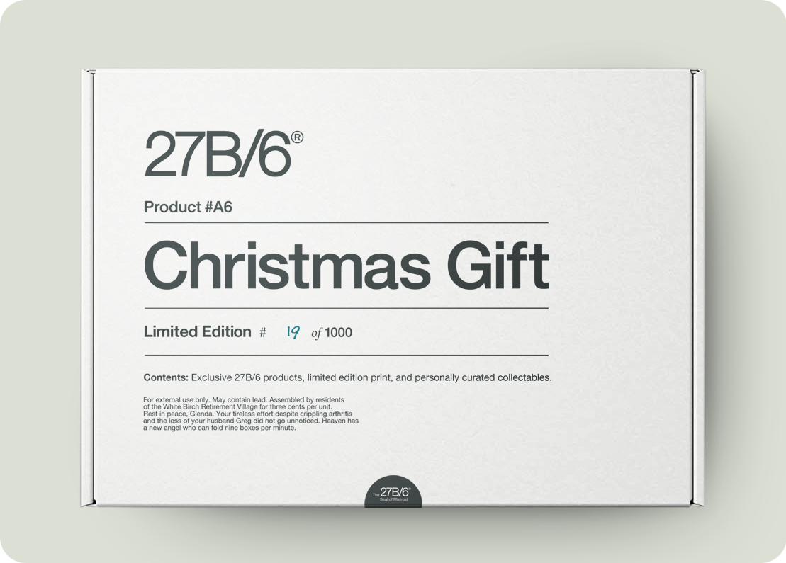 27B/6 Christmas Gift