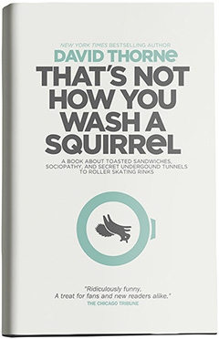 That's Not How You Wash a Squirrel by David Thorne